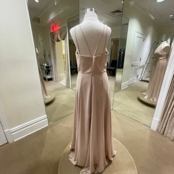 Amsale Bridesmaid Style GB160F/Kenya Color Fawn - Picture 4 of 5